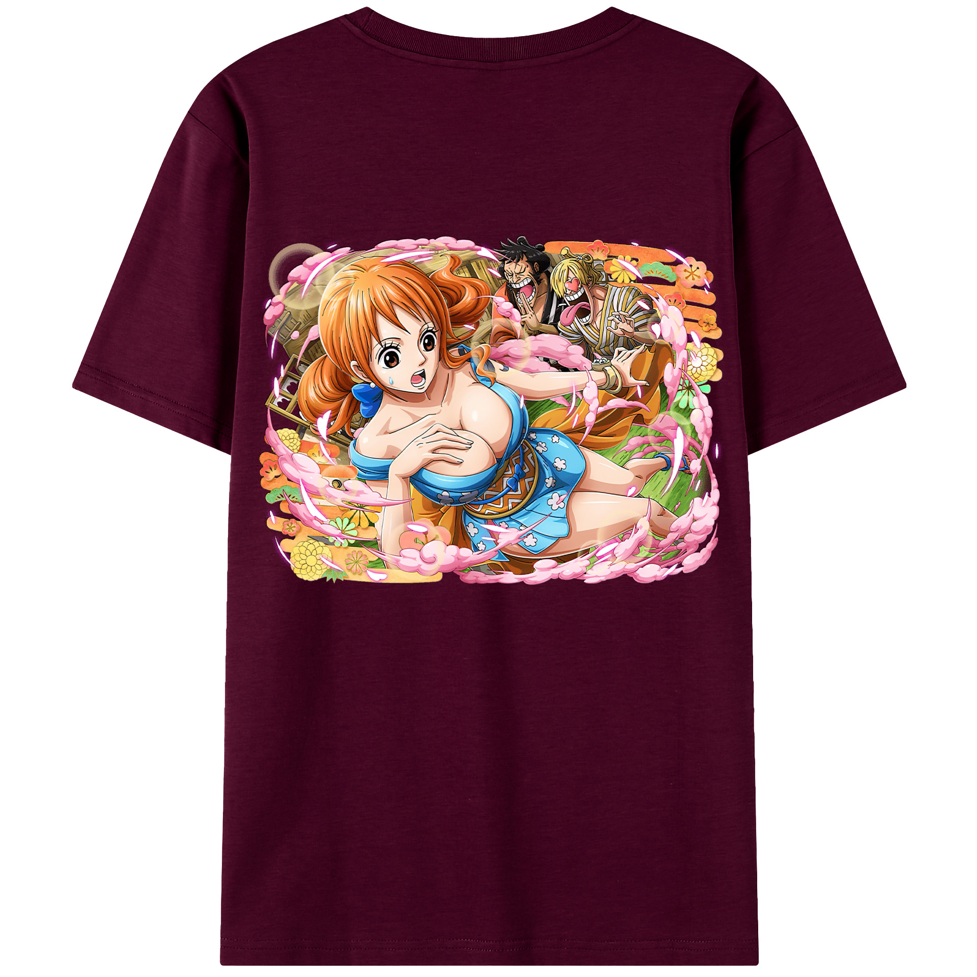 （画像用） ワンピース ナミ ONE PIECE Nami レディース半袖Tシャツ(バックプリント)